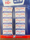Antique vtg Store Display Blue Star Double Edge Blades Nos  Shaving Safety Razor