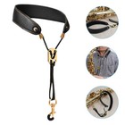 Leather Saxophone Neck Strap Tenor Alto Soprano Saxophone Strap For Replacement
