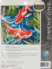 Dimensions Needlepoint Kit  Koi Pond Needlepoint  5   W X 5   H