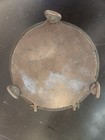 Vintage Solid Brass Ships Porthole W storm Cover 9    Diameter Needs Glass 