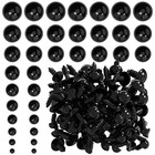 Safety Eyes 5-16mm 200 100pcs Black For Teddy Bear Doll Amigurumi