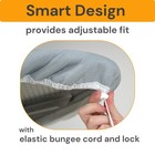 Ironing Board Cover And Pad Standard Size Silicone Coated 4 Layers 15x54 Inch   