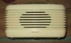 Vintage Philco  hippo  Art Deco Tube Radio Model 46-420  Cord Cut
