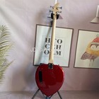 Daisy Red Hot Red Heartbreaker Bass Electric Guitar Rosewood Fretboard 4 String