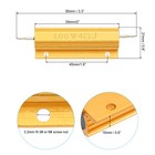 100w 4 Ohm Aluminum Shell Resistor 8 Pack Aluminum Housing Resistor Golden