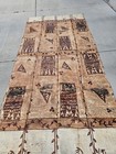 Vtg Tapa Cloth Barkcloth Tonga Samoa Polynesian Tiki Folk Art 168  X 79  Damaged