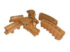 Vintage Lionel Happy Huff-n-puff 1970s Hh p Toy Push Train Set Resin W 12 Tracks