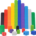 Set Of 100 Math Manipulatives Counting Cubes Educational Number Blocks    