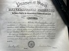 Antique Yale Diploma Original Canister 1907 Latin University College Graduation