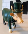 Cow Parade Wizard Of Oz Cow Resin Figurine  7722 Wisconsin Exhibit 2005 Euc Box