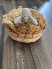 Antique 1920 s German Porcelain Half Doll Pin Cushion Vintage Art Deco 