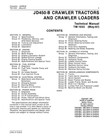 John Deere 450b Crawler Dozer   Loader Service Repair Manual Tm1033 Usb