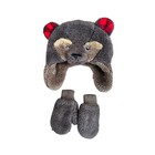 Baby Gap Bear Hat And Mittens Set Toddler Size Xs s