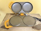 Babycakes Flip Over Pancake Maker Yellow - Model Pk-22 - Tested