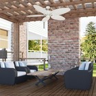 Honeywell Duval 52  Tropical 5-blade Indoor Outdoor Ceiling Fan White