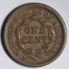 1855 Braided Hair Large Cent Au E177 Uaknm