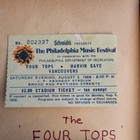Vintage Ticket Stub Marvin Gaye- Four Tops -vancouvers Aug 1968   Rare- 