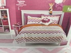 Circo Pink Zigzag Full Comforter Bed Set Sheets Shams Pink Orange Multi