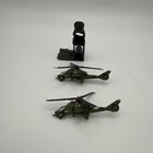 Kenner Mega Force Triax Army Attack Helicopters W  Radar Diecast C1989 - Read