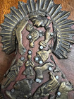 Vintage Milagros Lady Of Guadalupe Folk Art Charms Wood Handmade In Mexico