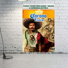 Fk Your Feelings Corona Extra Metal Mexico Beer Sign Bar   Man Cave Decor