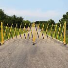 Metal Expand Barricade Gate Outdoor 8 11 16 23ft Folding Safety Barrier Traffic