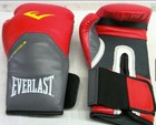 Everlast Evershield Training Boxing Bag Gloves 14 Oz Red   Gray  new  Free Ship 