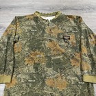Rasco Fr Shirt Adult Medium Green Camo Flame Resistant Henley Long Sleeve