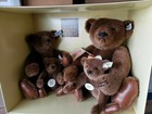 Steiff Original Teddy Bear Family Set Of Five 5 Collectors Edition 1983 New