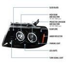 - Fits 2004-2008 Ford F-150 Dual Halo Projector Headlights
