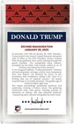 Trump Trading Card - 2025 Inauguration - Gem 10 3 5 Inches X 2 5 
