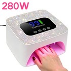 280w Nail Dryer Led Lamp Uv Light Polish Gel Curing Machine Electric Manicure