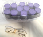 Conair More Big Curls Purple 1 5    Velvet Hot Rollers waves Model Chv12p Works