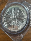 2011 1 Oz Silver Coin     Great Britain Britannia     999 Fine Scarce