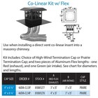 Duravent Directvent Pro Co-linear Kit With Flexible Pipe  46dva-cl34p New 