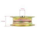  pack Of 2  Flat Idler Pulleys For 2016 Toro Timecutter Ss 5000 74730  74731