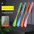 Shoe Horn Extra Long Handle Stainless Steel 28  Handled Metal Shoehorn Horns