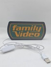 Family Video 80s 90s Tape   Game Rental Store Light Box Sign Shelf Art Vhs Dvd