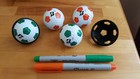 Golf Ball Soccer Stencil W  Marker