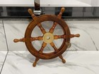 Antique Ship Wooden Wheel Marine Ship Wheel  Nautical Wall Decor  Handmade Item