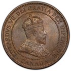 Canada  1907 H Edward Vii Cent  Pcgs Ms 62  800 000 Mintage 