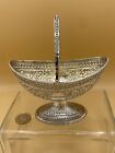 Very Fine Antique Solid Silver Swing Handle Basket By Ja   Js  1879 London  143g