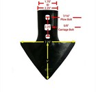 Sweep  Row Crop joyce Cotton 6x1 4 2-1 4 Hole Cntrs 55 Degree 112-06