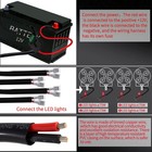 Led Light Bar Remote Control Wiring Harness Kit4 Leads Dc12v On-off Switch Power