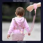 Toddler Safety Harness Backpack 4-in-1 Anti-lost Wrist Link And Walking Leash