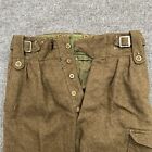 Vintage Post Ww2 Battledress 1949 Pattern Wool Military Trouser Clifford Size 4
