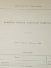 1909 Rr Document Warren Street Railway Electric Trolley Streetcar Warren Pa