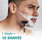 Mens Gillette Mach3 Turbo Refills Razor Blades - 12 Cartridges