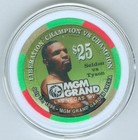  25 Mgm Grand Las Vegas Bruce Seldon Mike Tyson Casino Poker Chip 1996