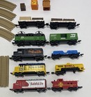 Vintage Hot Wheels Trains Lot  Tracks Rio Grande Burlington Santa Fe Mattel 1983